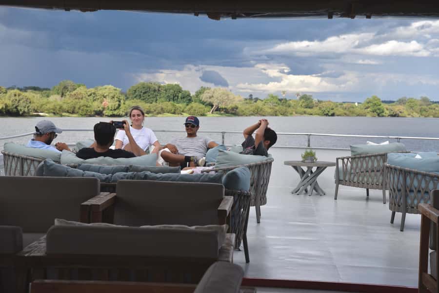 Victoria Falls: Sunset Cruise and Dinner at The Eatery - Dinner under the night sky at The Eatery