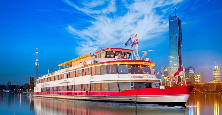 Vienna: 3.5-Hour Danube 70s, 80s, 90s Party Cruise w/ Dinner - Boarding at Pier 7 on the MS Admiral Tegetthoff