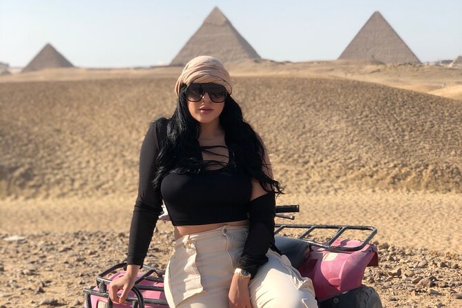 VIP Giza Pyramids,Sphinx,ATV bike,CamelRide,Shopping&DinnerCruise - The Nile dinner cruise at 6 p.m.