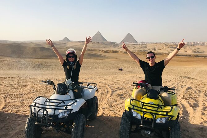 VIP Pyramids,Camel,Quad Bike(ATV) lunch,Tickets & dinner Cruise - A full day built around Giza and the Nile