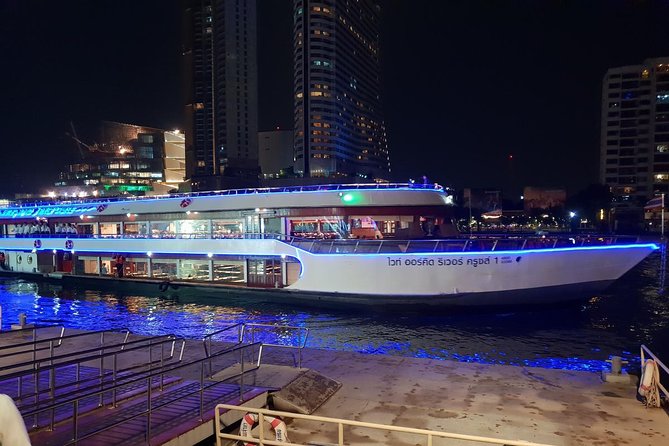 White Orchid Dinner Cruise from Bangkok with Pickup & Live Music - Dinner with Thai and international choices