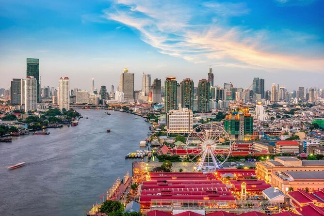 White Orchid Sunset Dinner Cruise Calypso Ladyboy Cabaret Show - Getting to Asiatique for the 5:00 pm departure
