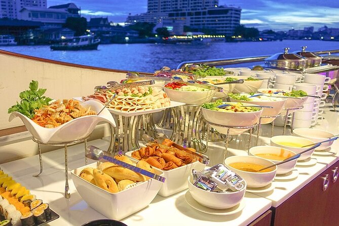 Wonderful Pearl: Evening Dinner Cruise on Chao Phraya River - Practical timing, seating, and drink advice