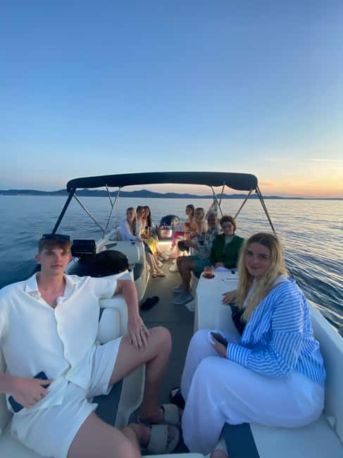 Zadar: Golden Hour Cruise RIB Tour Island Dinner Stop & Swim - Frnaža Bay gives the tour its swim break