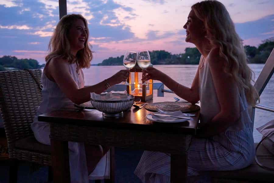 Zambezi River: Dinner Cruise - A Four-Course Dinner on the River